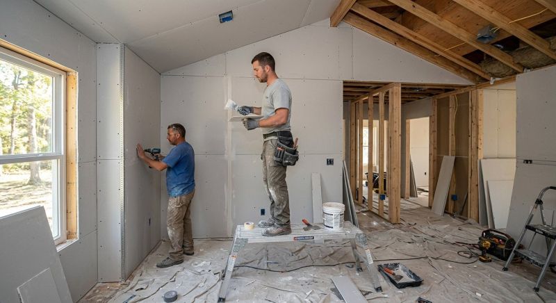 Bedroom Drywall Installation in Kansas City, KS