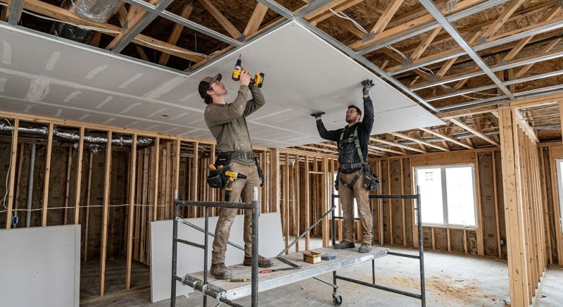 Bedroom Drywall Installation in Overland Park, KS