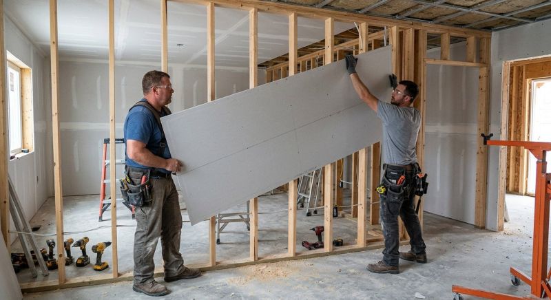 Bedroom Drywall Installation in Alpharetta, GA