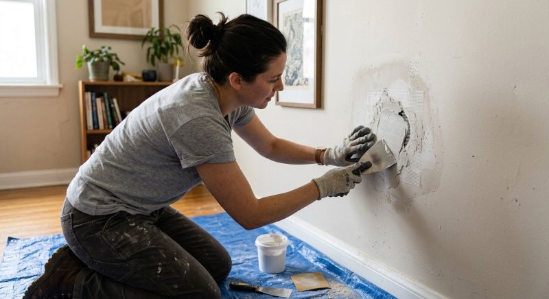 Ceiling Hole Repair in Kansas City, KS