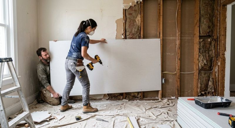 Drywall Construction in Overland Park, KS