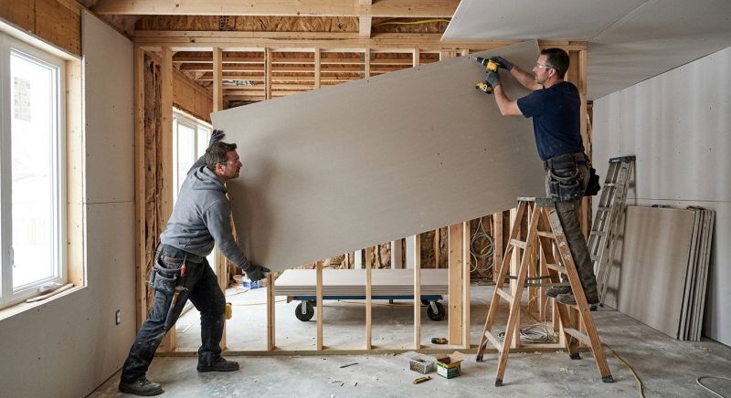 Gypsum Board Installation in Kansas City, KS