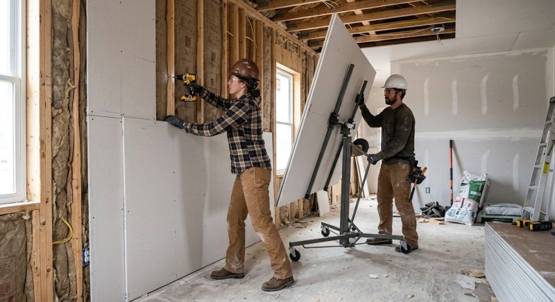 House Drywall Installation in Kansas City, KS