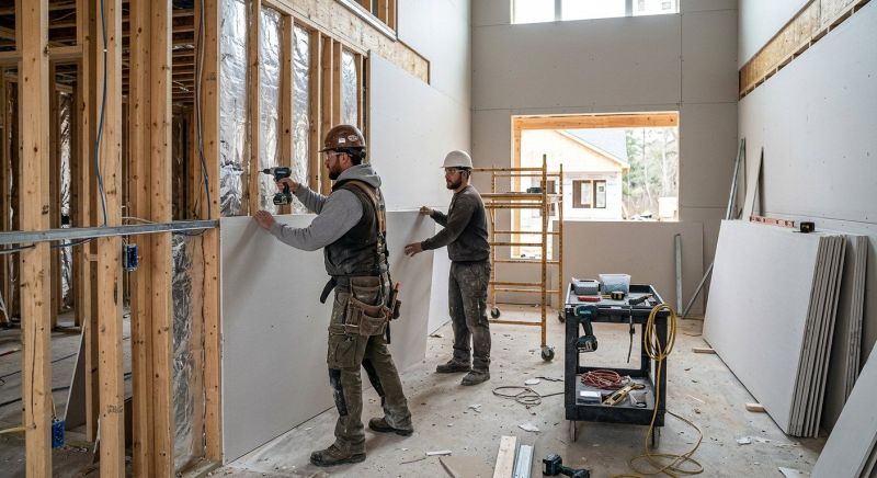 House Drywall Installation in Olathe, KS
